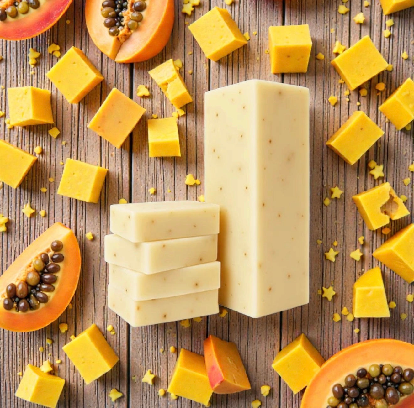 Mango Papaya Cold Process Soap